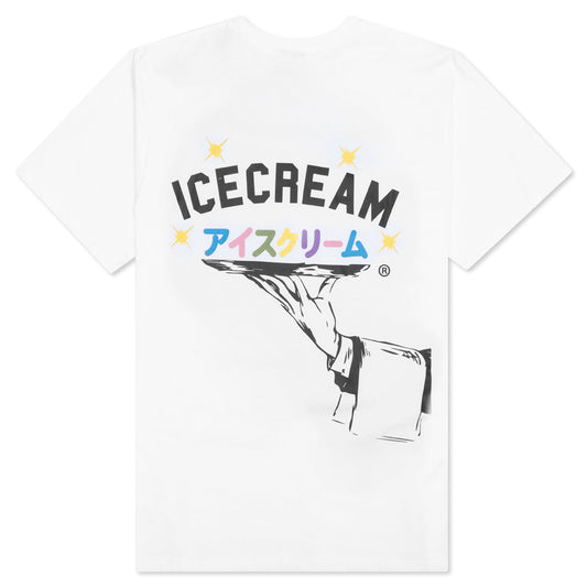 Dinner Is Served S/S Tee - White
