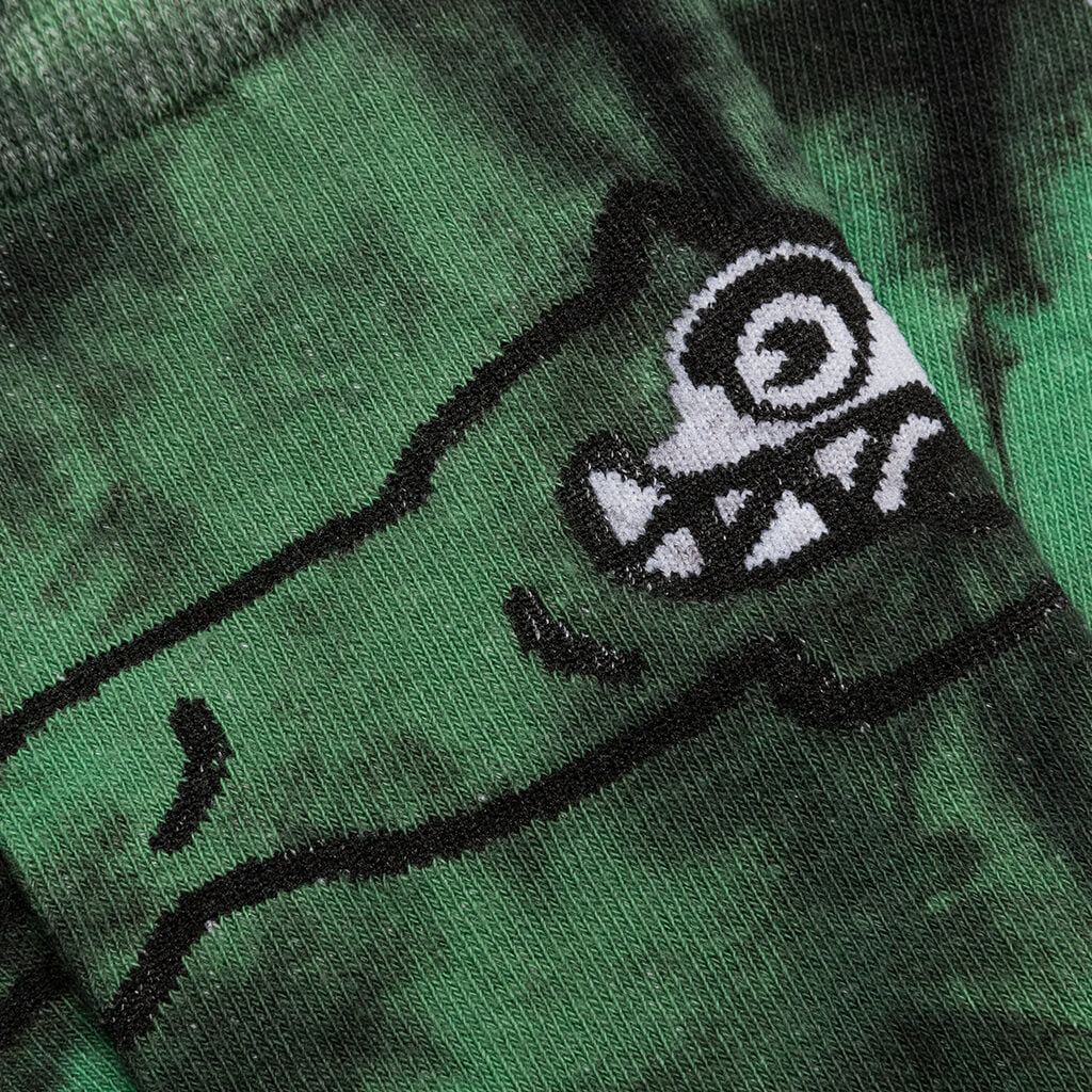 Double Dip Sock - Kelly Green