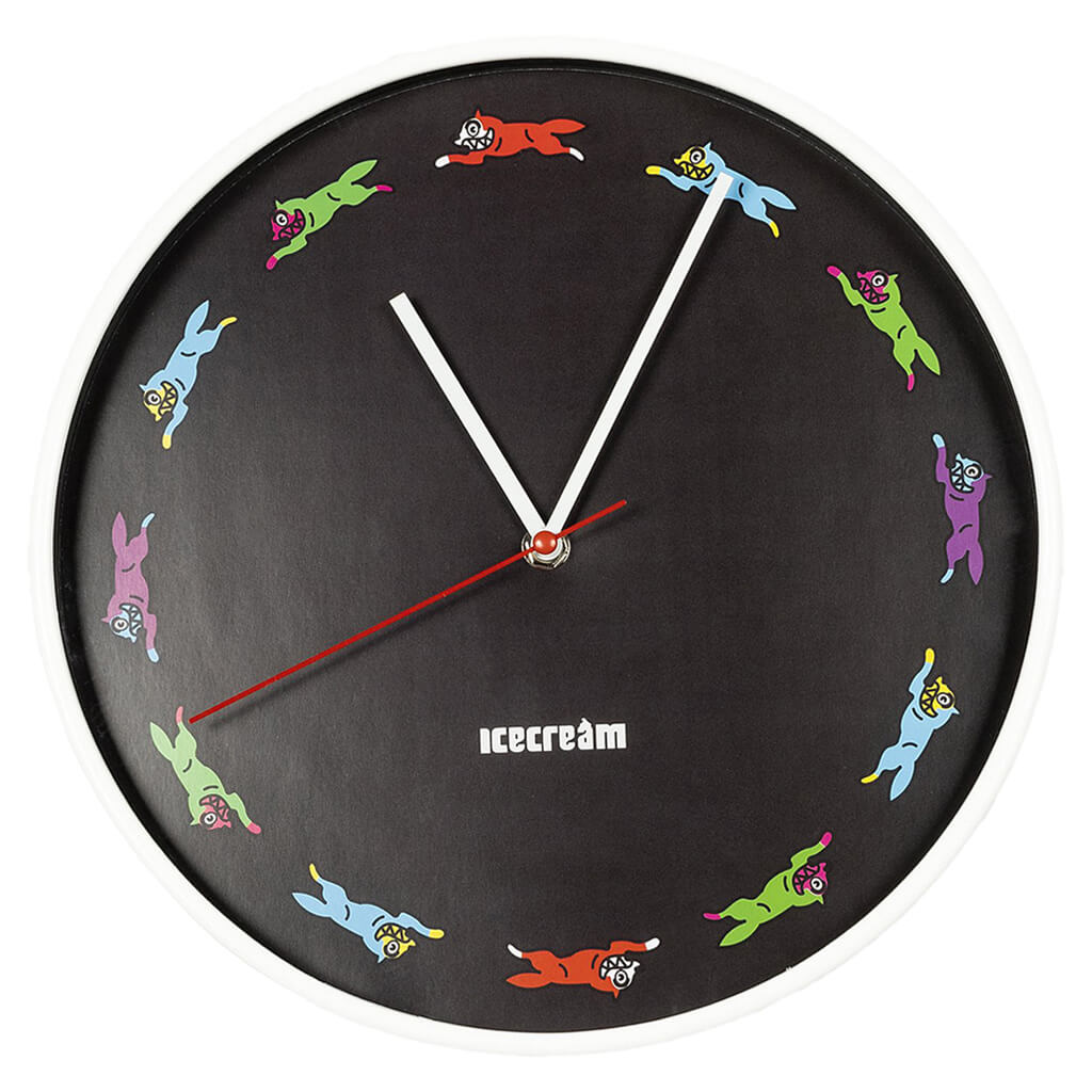 Father Time Clock - Black