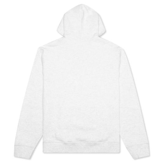 Heart Hoodie - Light Heather Grey