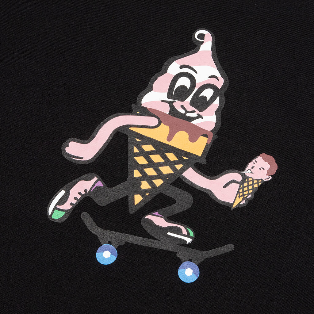 Kick Push S/S Tee - Black