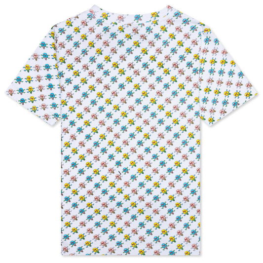 Kids Caramel S/S Knit - Bleach White