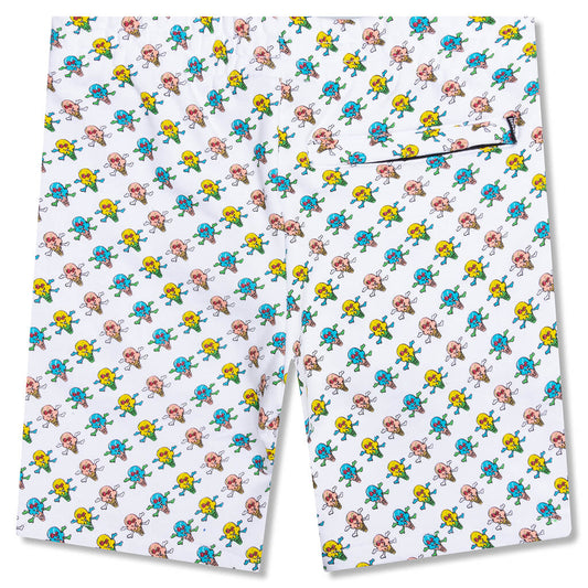 Kids Coffee Sweatshort - Bleach White