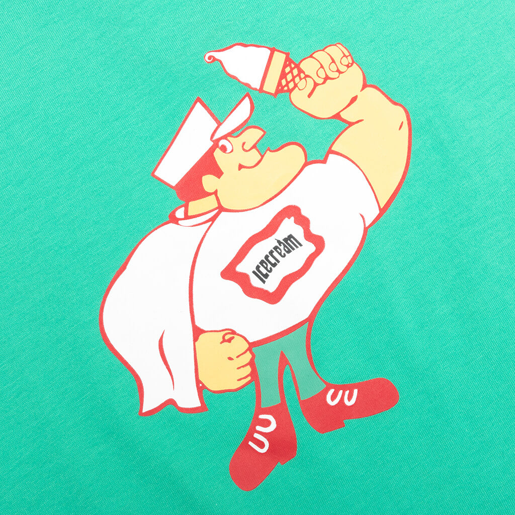 Kids Man S/S Tee - Jade Cream