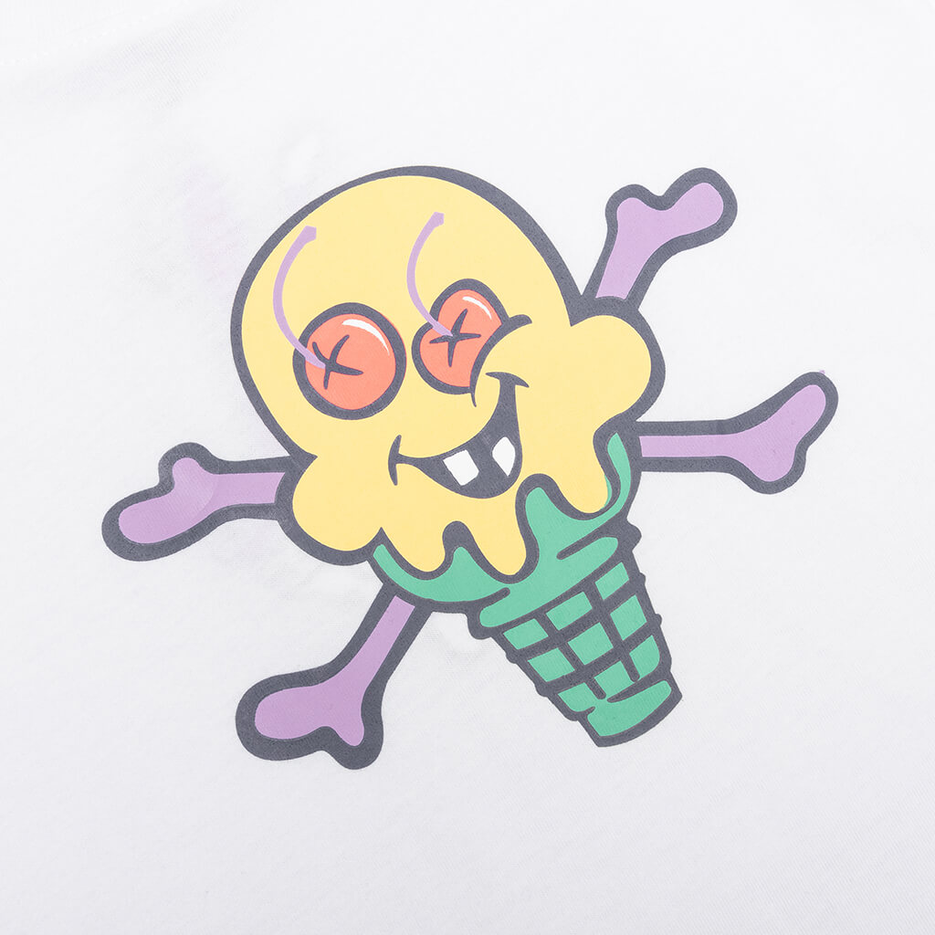 Kids Lemon Sorbet S/S Tee - White