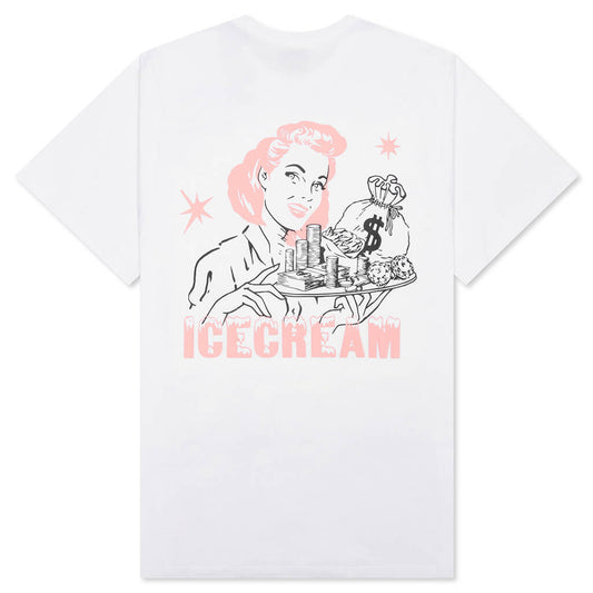 Money Bags S/S Tee - White
