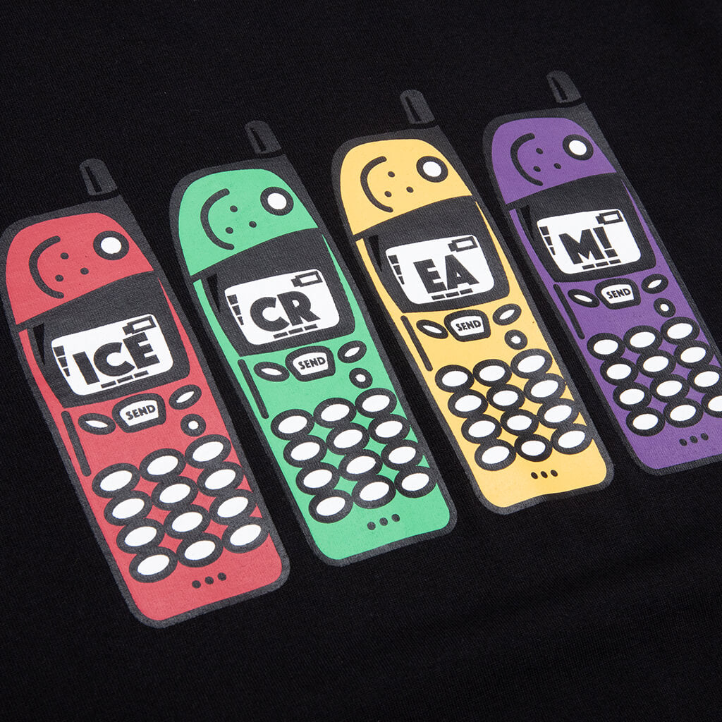 Phone S/S Tee - Black