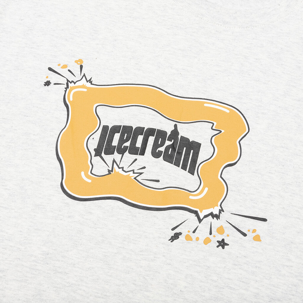 Pop S/S Tee - Light Heather Grey