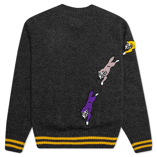 Slick Sweater - Dark Heather Grey