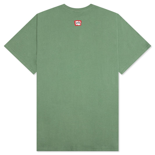 Snakey Cone S/S Tee - Hedge Green