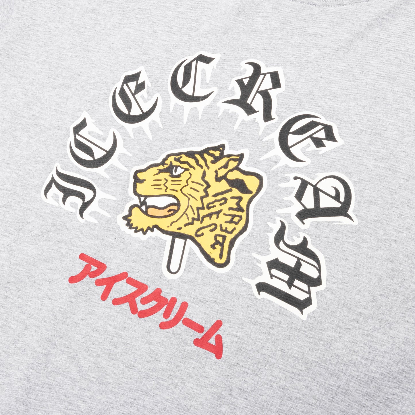 Tiger Pop S/S Tee - Heather Grey