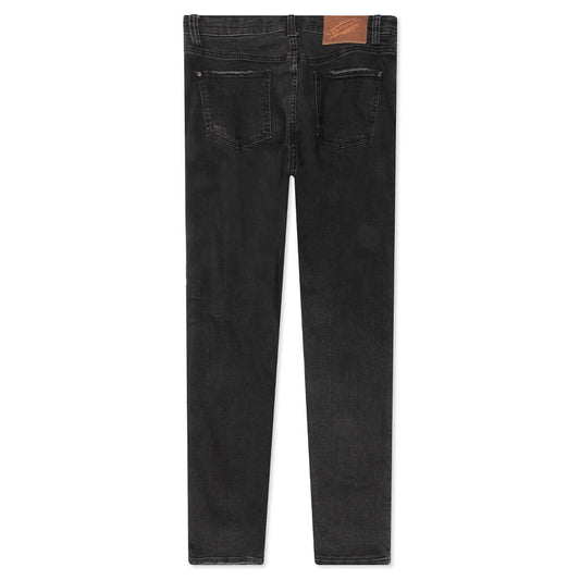 Black Running Dog Jean - Black