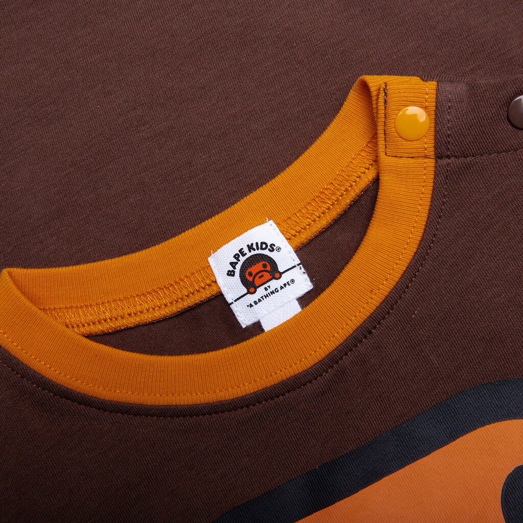 Infant's Milo Face Rompers - Brown