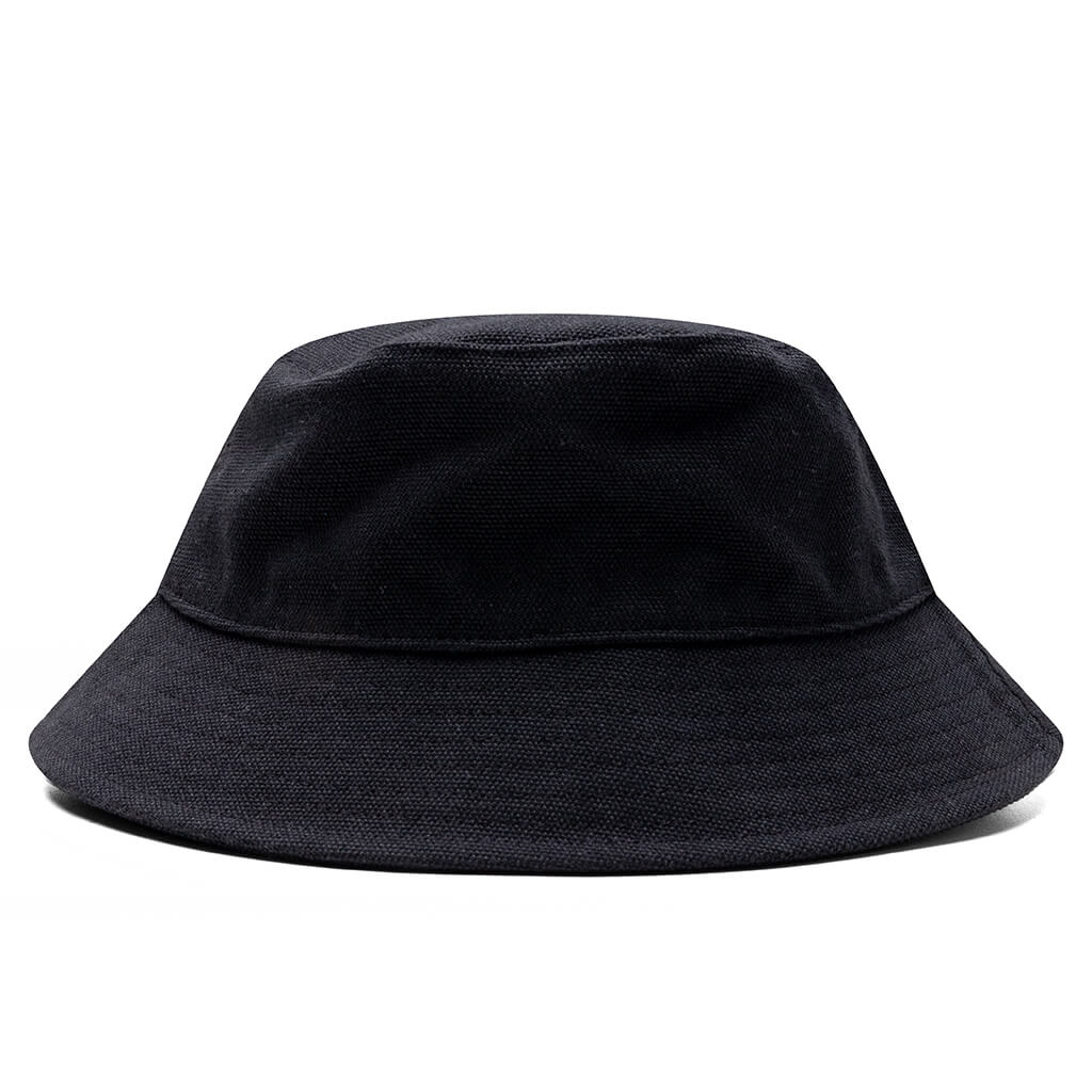 Initial Bucket Hat - Jet Black