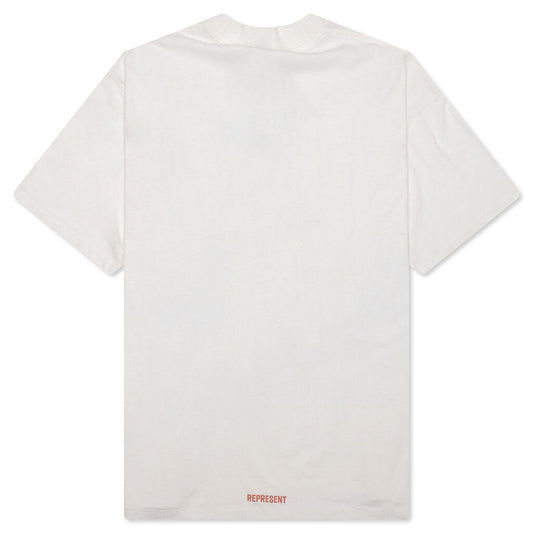 Initial Star T-Shirt - Flat White
