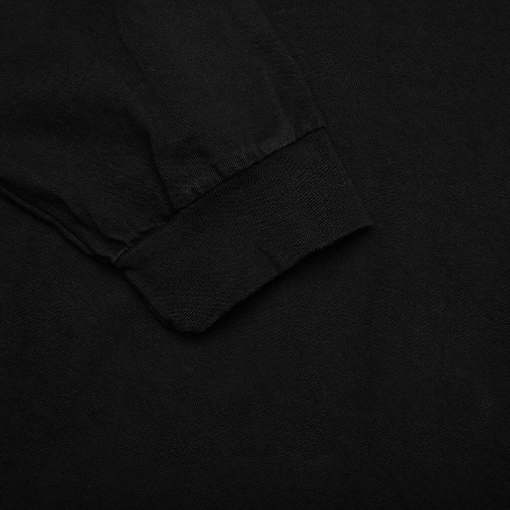International Crew Pigment Dyed L/S Tee - Black