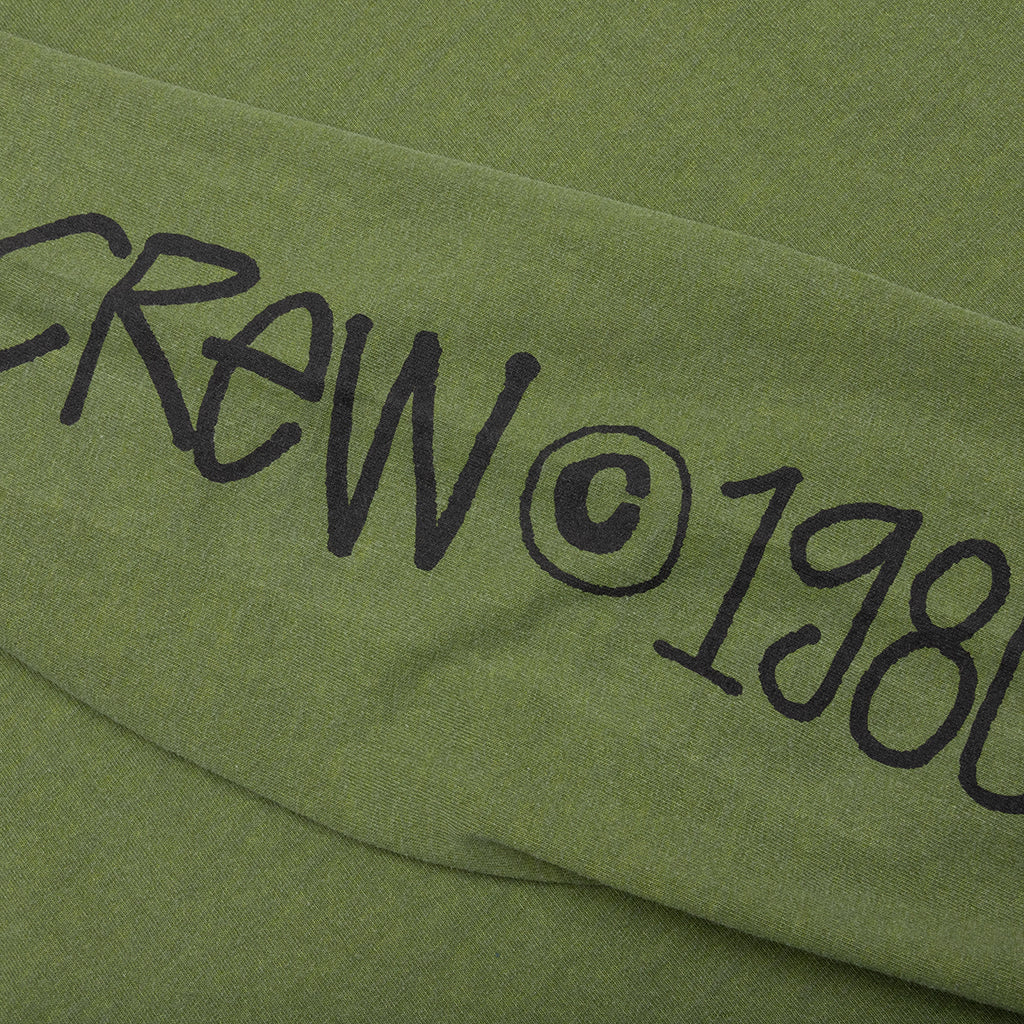 International Crew Pigment Dyed L/S Tee - Olive