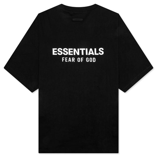 Jersey Crewneck T-Shirt - Black