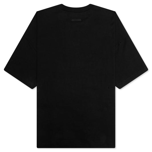 Jersey Crewneck Tee - Black