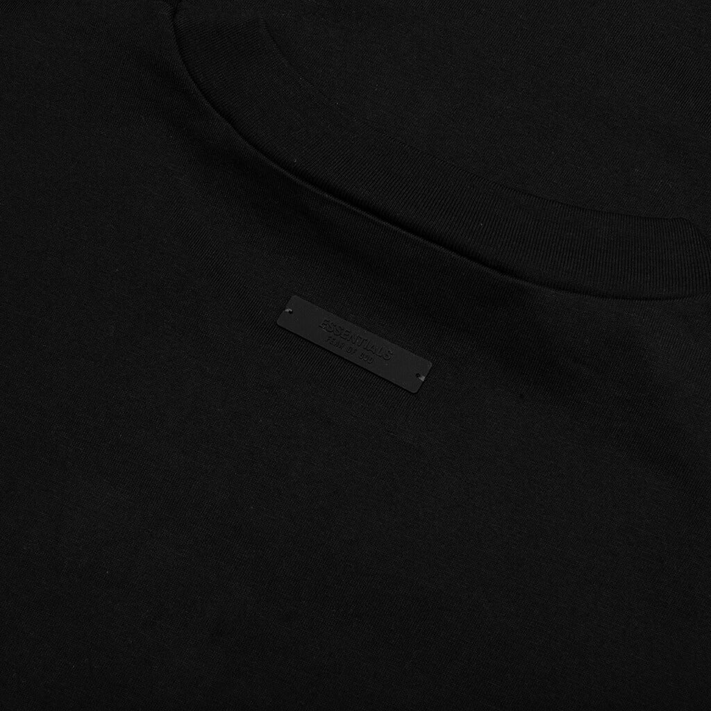 Jersey Crewneck Tee - Black