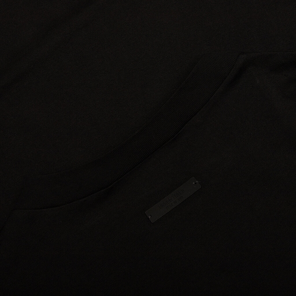Jersey Crewneck Tee - Black