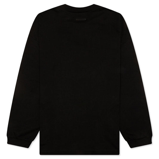Jersey Long Sleeve Tee - Black