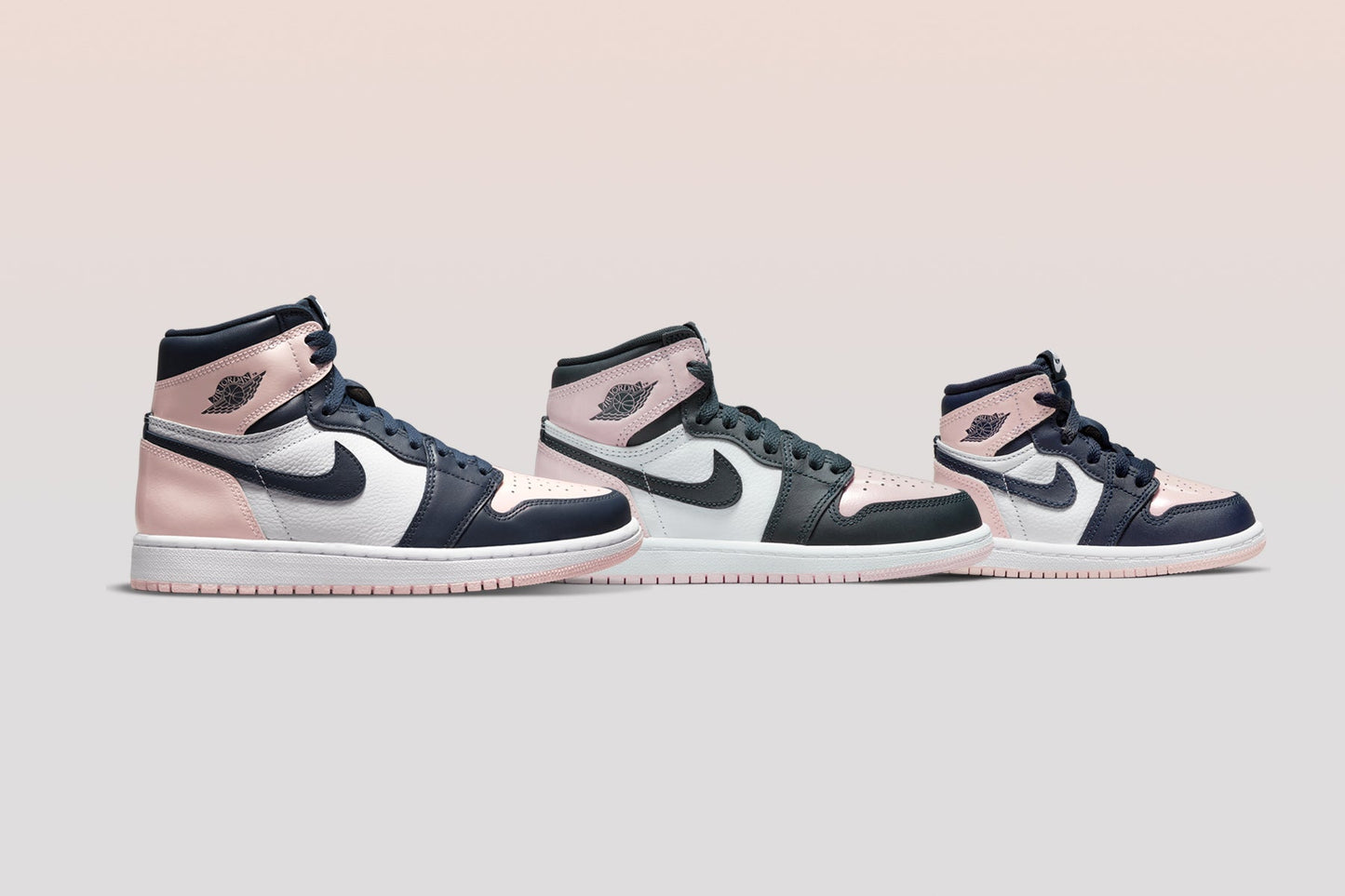 Air Jordan 1 High OG (PS) - Atmosphere/Obsidian/White