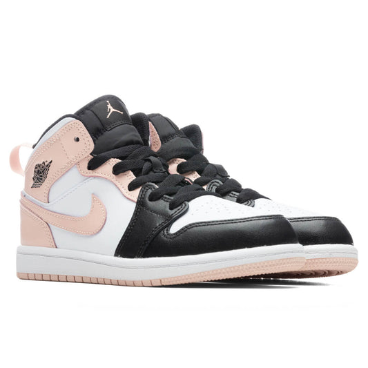 Air Jordan 1 Mid (PS) - White/Arctic Orange