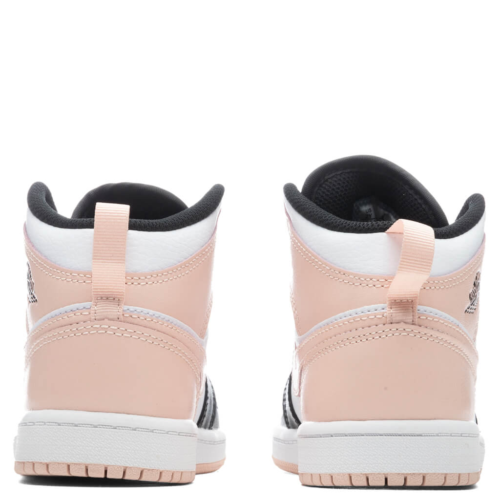 Air Jordan 1 Mid (PS) - White/Arctic Orange