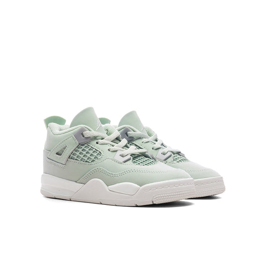 Air Jordan 4 Retro 'Abundance' (TD) - Seafoam/Sail/Metallic Silver