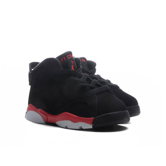 Air Jordan 6 Retro 'Infrared Salesman' (TD) - Black/Light Crimson