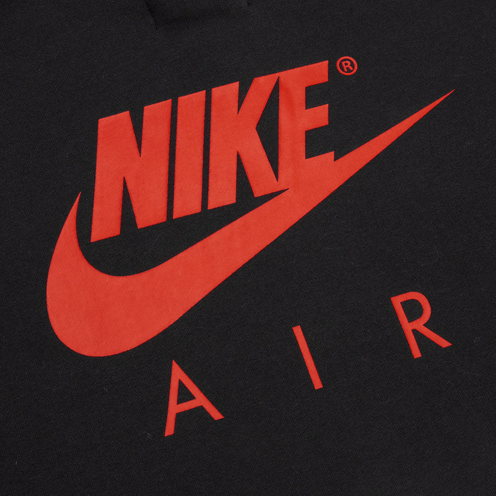 AJ4 Graphic Fleece Pullover Hoodie - White/Black