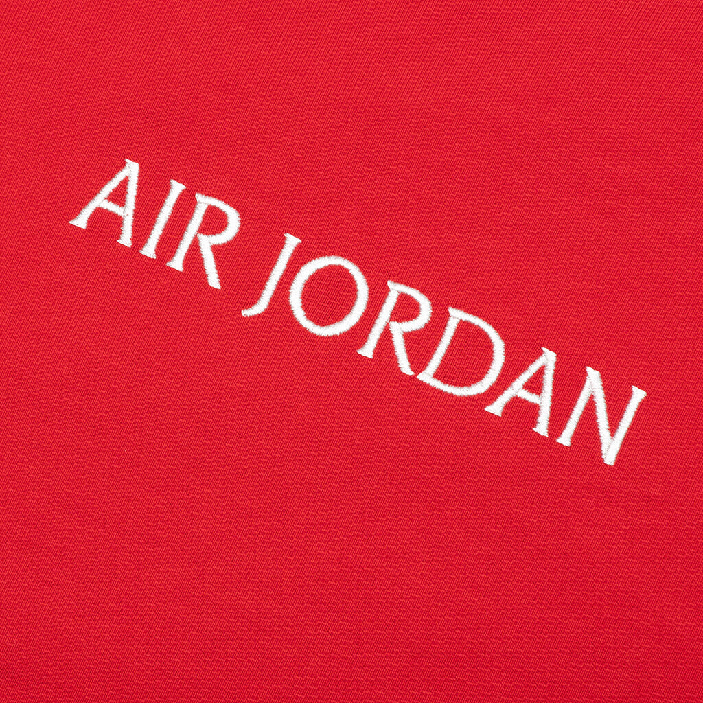 "Air Jordan" S/S T-Shirt - Fire Red/Sail