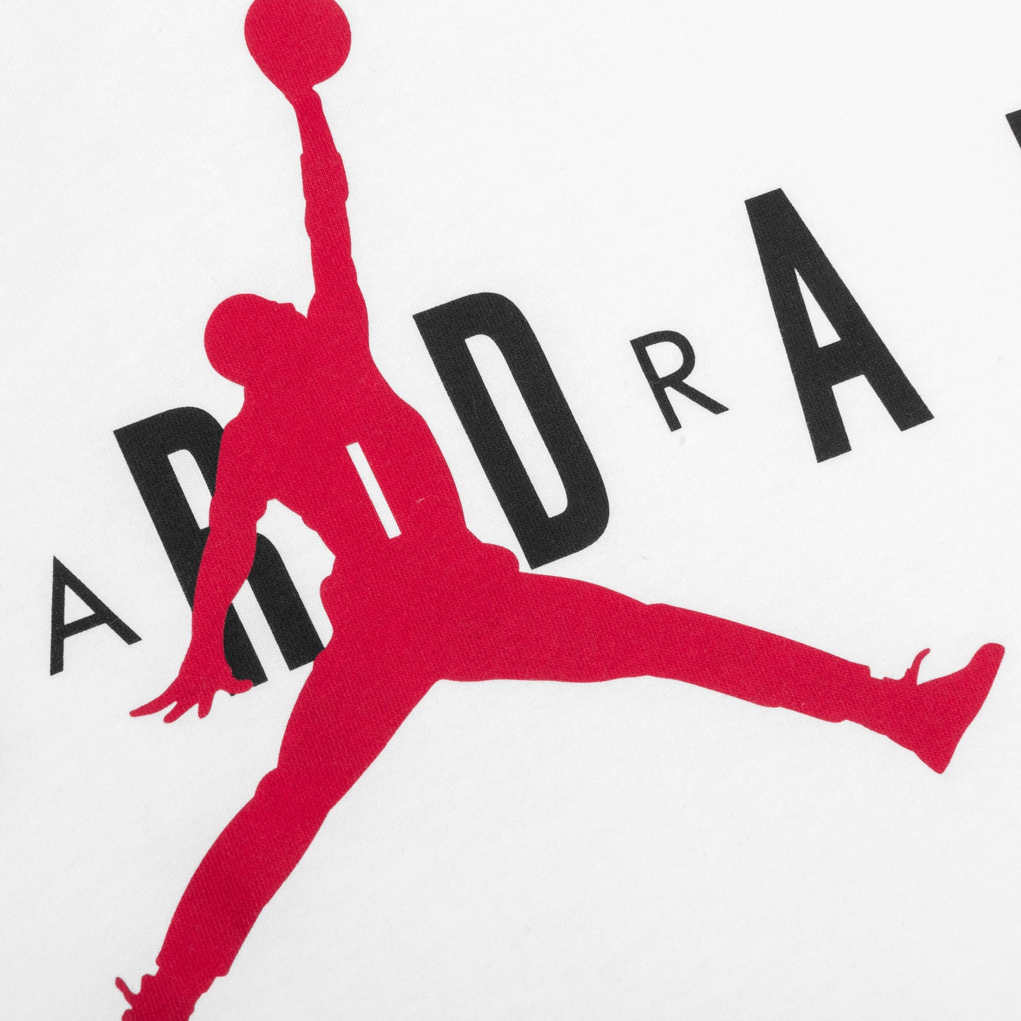 Air Jordan Wordmark T-Shirt - White/Black/Gym Red
