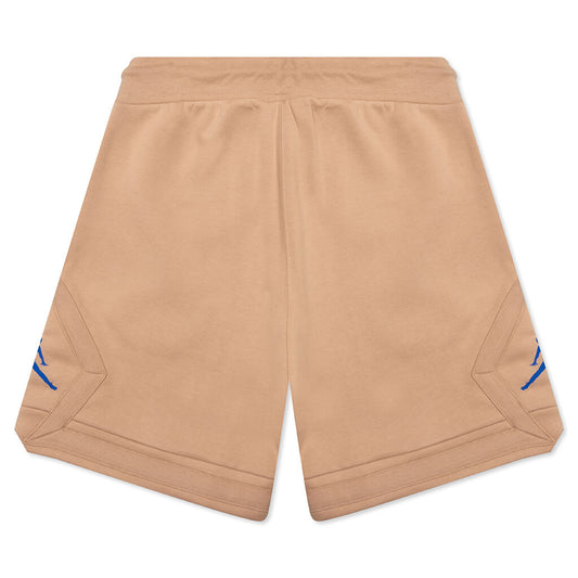 Essential Fleece Diamond Short - Hemp/Game Royal