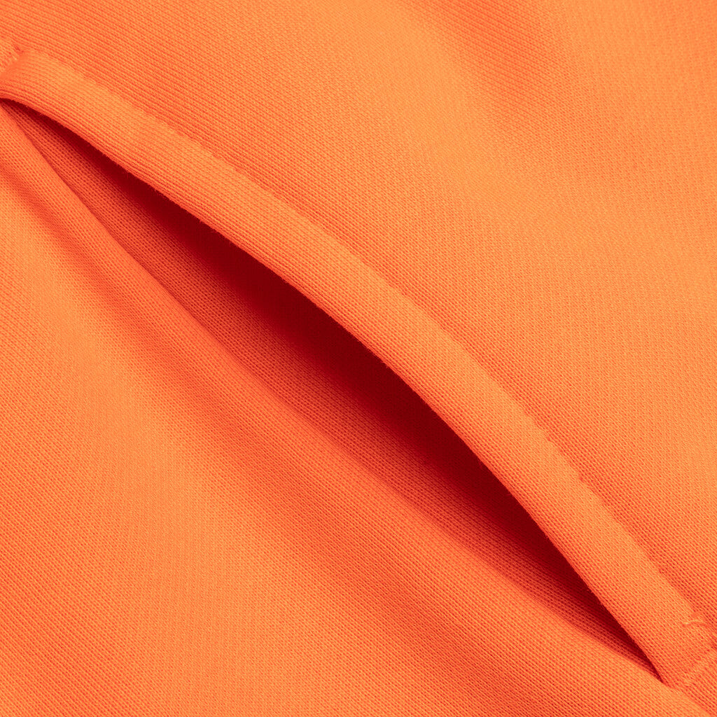 Essential Fleece Diamond Short - Orange/White