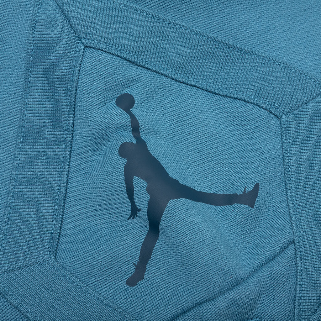 Essential Fleece Diamond Short - Rift Blue/Armory Navy