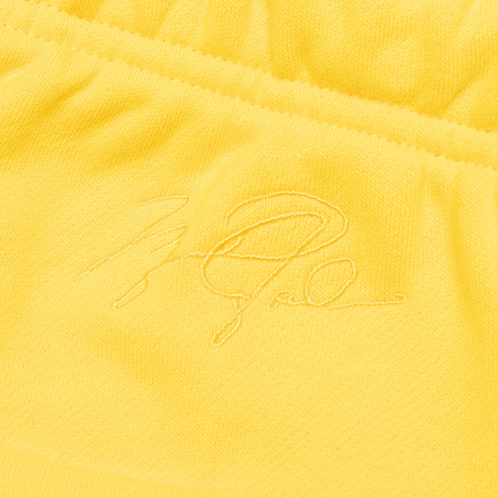 Essential Fleece Shorts - Tour Yellow/White