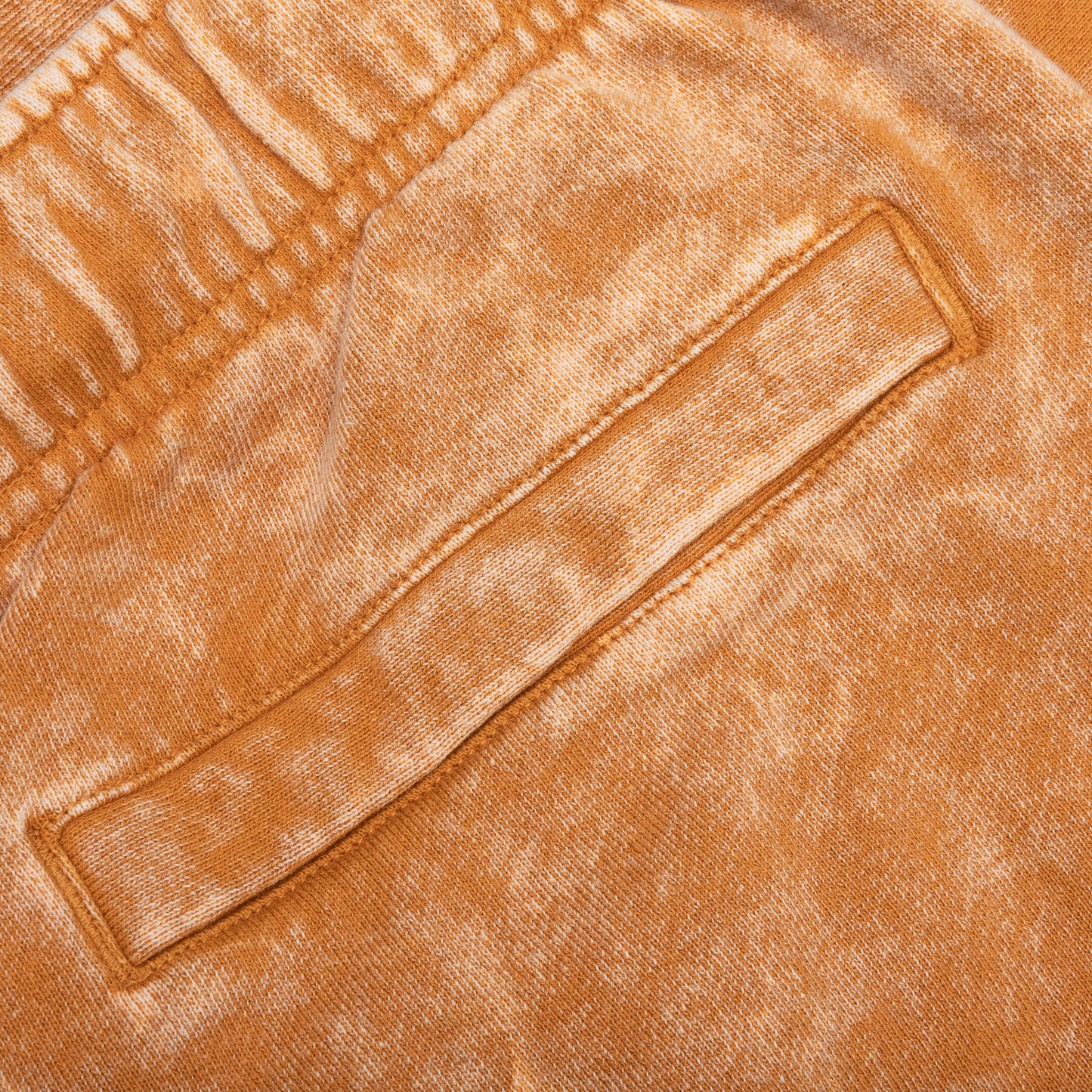 Essential Washed Fleece Shorts - Chutney/Black