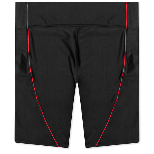 Essential Women's Bike Shorts - Black/University Red