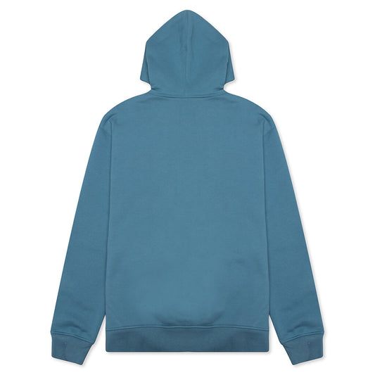 Essential Fleece Full-Zip Hoodie - Rift Blue