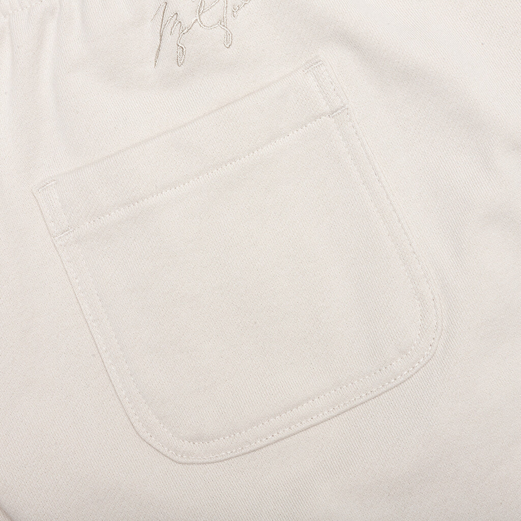 Essentials Fleece Short - Light Orewood Brown/White
