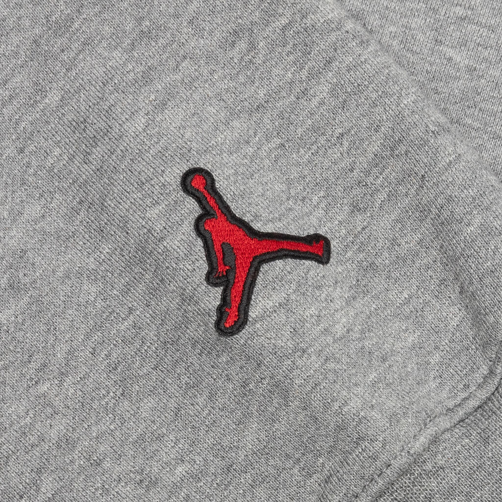 Essential Graphic Fleece Hoodie - Carbon Heather