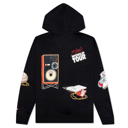 Flight Artist Series by Jacob Rochester Hoodie - Black/Sail/University Red/