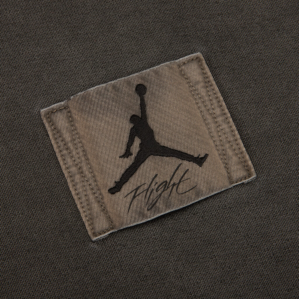 Flight Heritage Washed Fleece Pullover Hoodie - Black