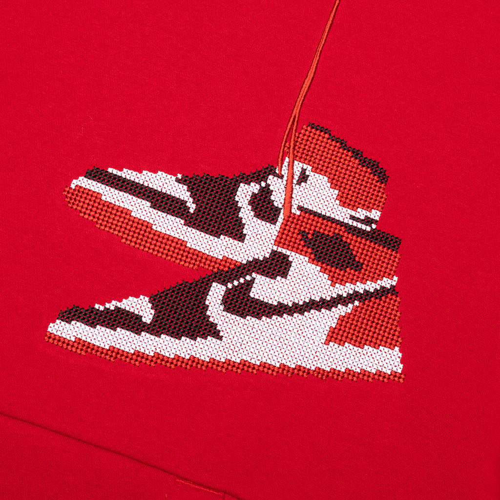Jumpman Holiday Pullover Hoodie - Gym Red