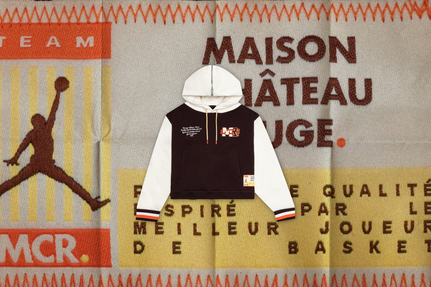 Jordan x Maison Chateau Rouge Women's Fleece Top - Brown Basalt/Sail