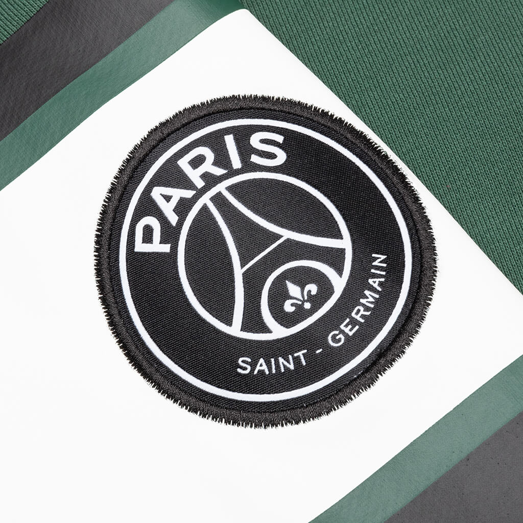 Jordan x Paris Saint-Germain Full-Zip Fleece Hoodie - Noble Green