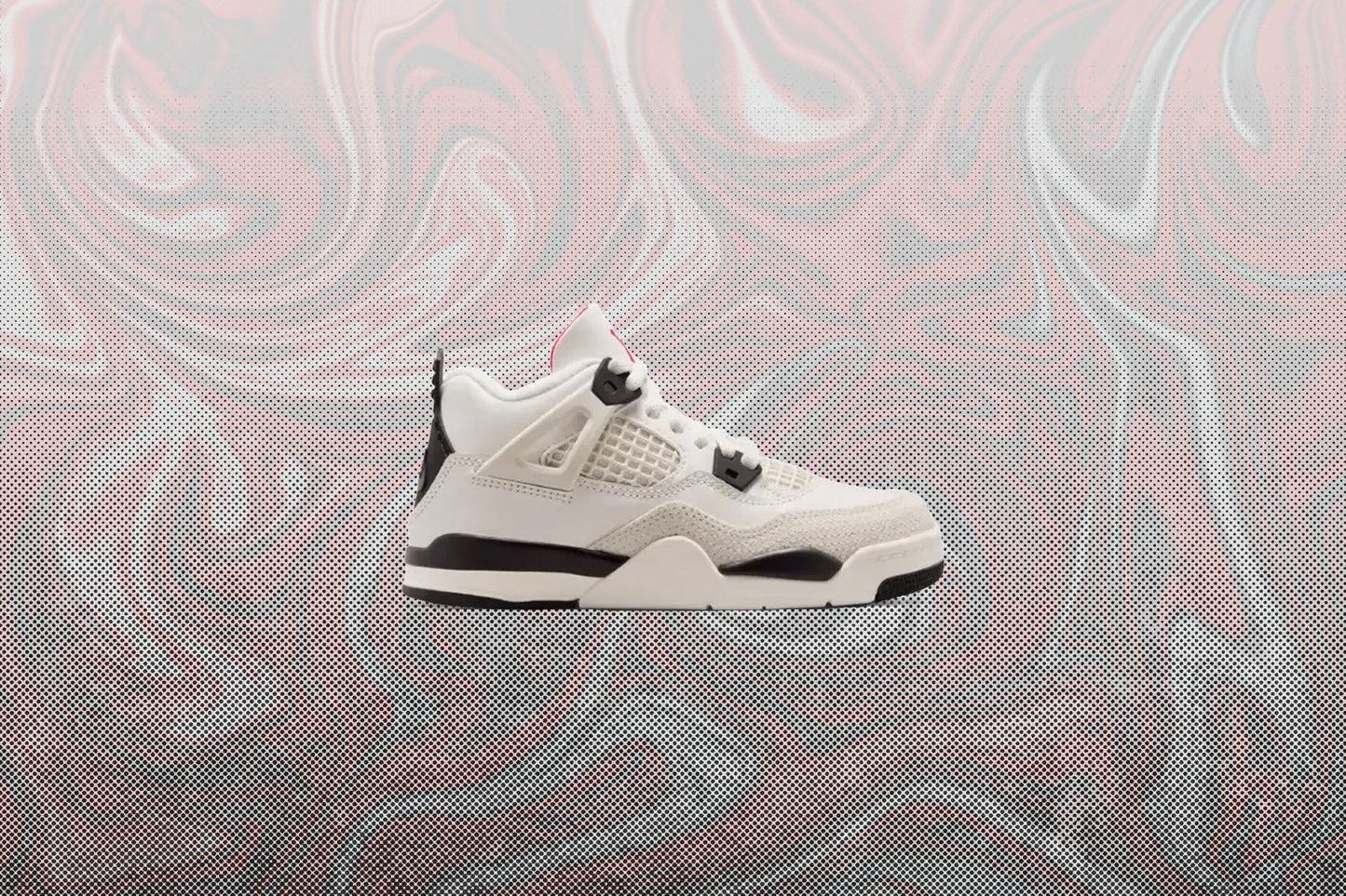 Air Jordan 4 Retro OG 'Flight Club' (PS) - Sail/Black/University Red