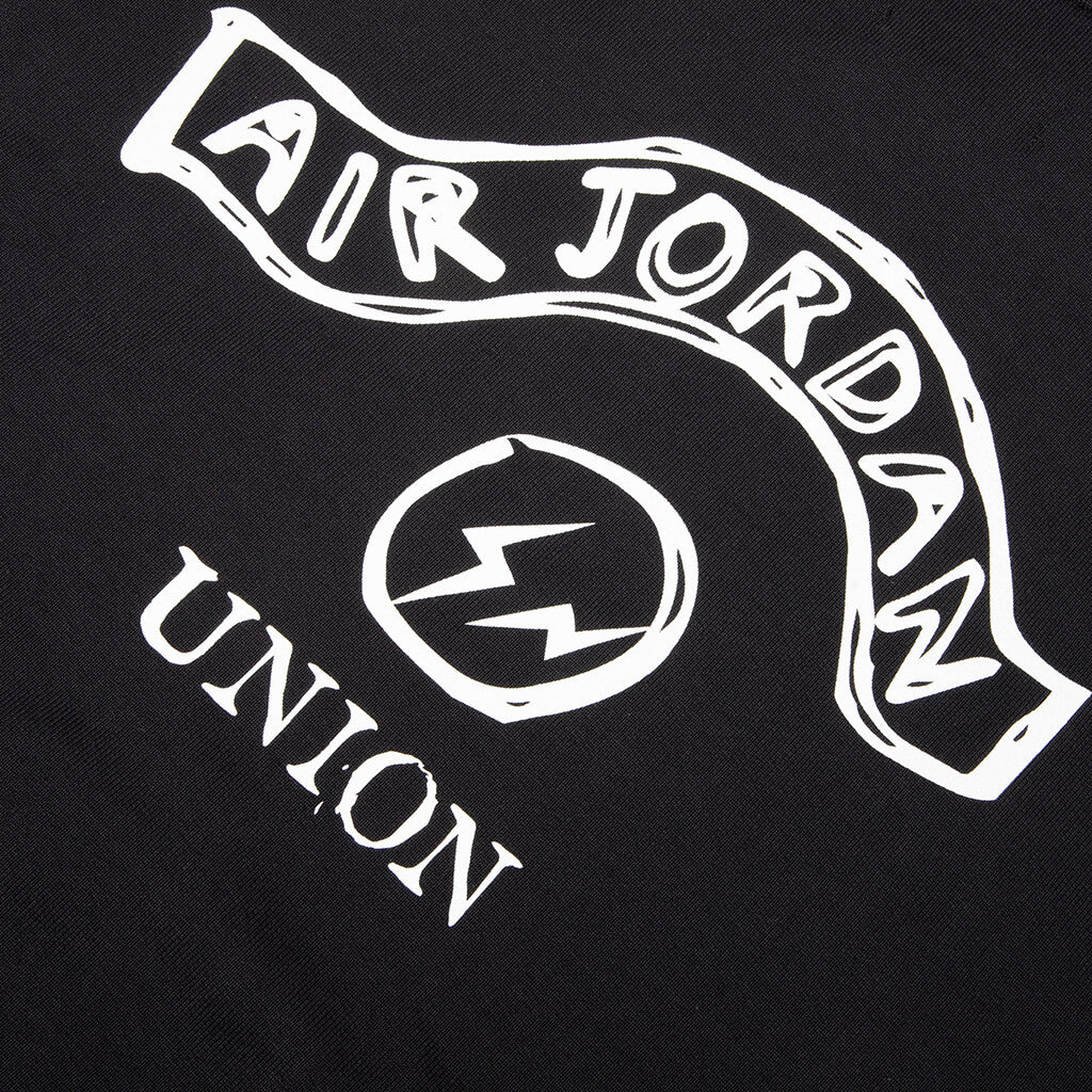 Jordan x Union x Fragment Full Zip Hoodie - Black/Sail